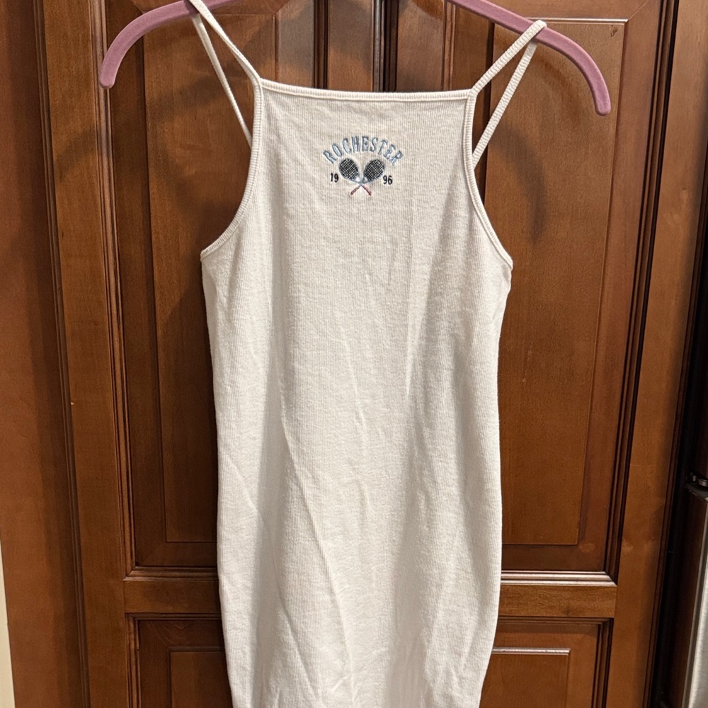 Forever 21 White Spaghetti Strap Dress. Women’s Small